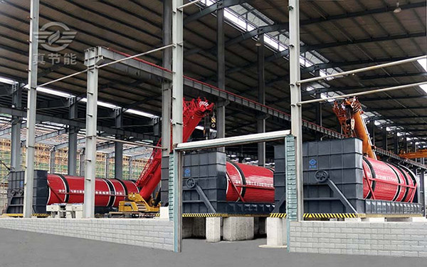 環(huán)保污泥干燥設(shè)備吊裝現(xiàn)場(chǎng) 環(huán)保污泥干燥設(shè)備吊裝現(xiàn)場(chǎng)